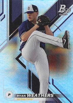 2019 Bowman Platinum - Top Prospects #TOP-95 Ryan Weathers Front