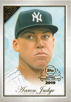 2019 Bowman Platinum - National Baseball Card Day Gallery Preview #GP-AJ Aaron Judge Front
