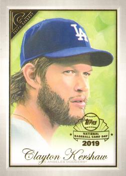 2019 Bowman Platinum - National Baseball Card Day Gallery Preview #GP-CK Clayton Kershaw Front