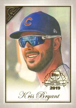 2019 Bowman Platinum - National Baseball Card Day Gallery Preview #GP-KB Kris Bryant Front