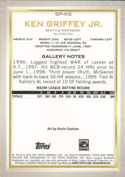 2019 Bowman Platinum - National Baseball Card Day Gallery Preview #GP-KG Ken Griffey Jr. Back