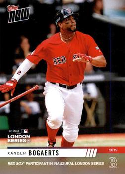 2019 Topps Now Boston Red Sox London Series #LS-8 Xander Bogaerts Front