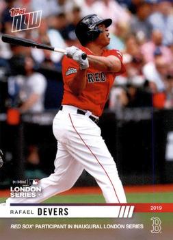 2019 Topps Now Boston Red Sox London Series #LS-9 Rafael Devers Front