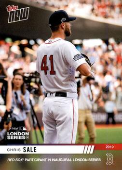 2019 Topps Now Boston Red Sox London Series #LS-10 Chris Sale Front