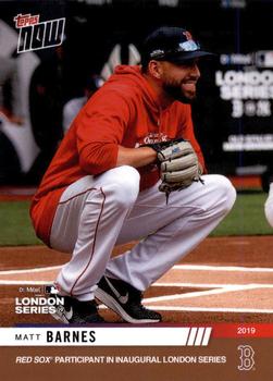2019 Topps Now Boston Red Sox London Series #LS-14 Matt Barnes Front