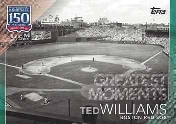 2019 Topps - 150 Years of Professional Baseball - Greatest Moments Green #GM-23 Ted Williams Front