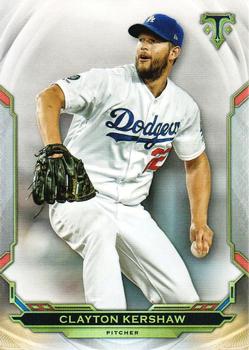 2019 Topps Triple Threads #4 Clayton Kershaw Front