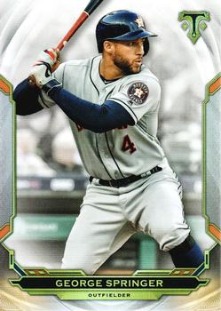 2019 Topps Triple Threads #16 George Springer Front