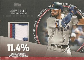2019 Topps - Significant Statistics Relics Red #SSR-JG Joey Gallo Front