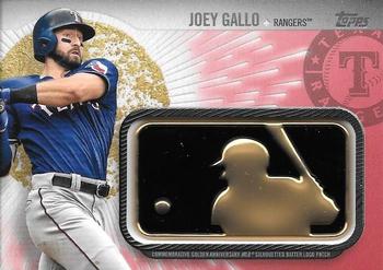 2019 Topps - MLB Logo Golden Anniversary Manufactured Patch Red #GAP-JG Joey Gallo Front