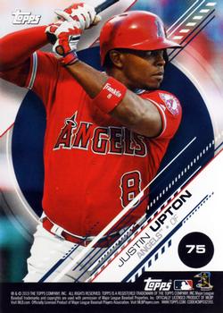 2019 Topps Stickers - Sticker Card Backs #75 Justin Upton Front