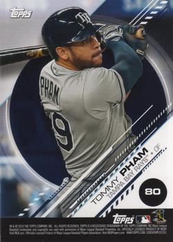 2019 Topps Stickers - Sticker Card Backs #80 Tommy Pham Front