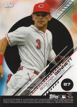 2019 Topps Stickers - Sticker Card Backs #87 Scooter Gennett Front