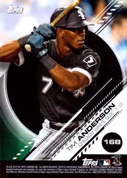 2019 Topps Stickers - Sticker Card Backs #168 Tim Anderson Front