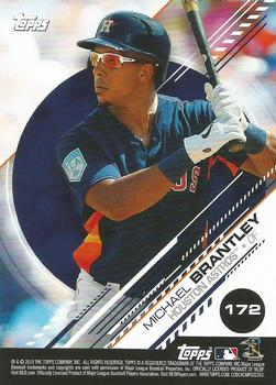 2019 Topps Stickers - Sticker Card Backs #172 Michael Brantley Front