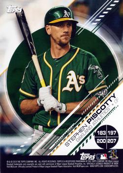 2019 Topps Stickers - Sticker Card Backs #183 / 197 / 200 / 207 Stephen Piscotty Front