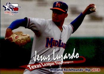 2018 Grandstand Texas League Top Prospects #NNO Jesus Luzardo Front