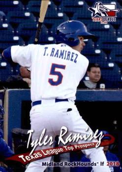 2018 Grandstand Texas League Top Prospects #NNO Tyler Ramirez Front