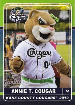 2019 Grandstand Kane County Cougars #NNO Annie T. Cougar Front