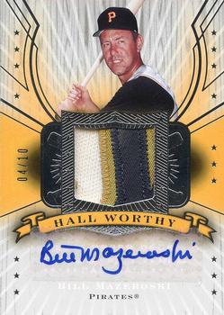 2005 Upper Deck Hall of Fame - Hall Worthy Autograph-Patch Silver #HW-BM1 Bill Mazeroski Front