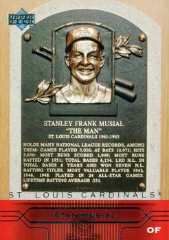 2005 Upper Deck - Hall of Fame Plaques #SP-21 Stan Musial Front