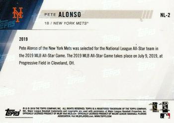 2019 Topps Now National League All-Star Team #NL-2 Pete Alonso Back