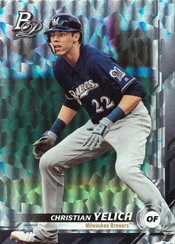 2019 Bowman Platinum - Ice #22 Christian Yelich Front