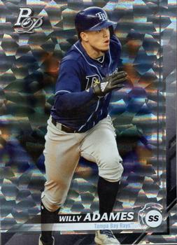 2019 Bowman Platinum - Ice #72 Willy Adames Front