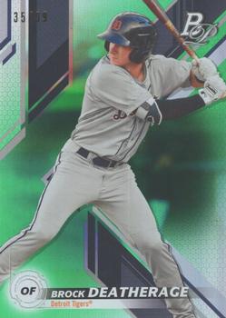 2019 Bowman Platinum - Top Prospects Green #TOP-75 Brock Deatherage Front