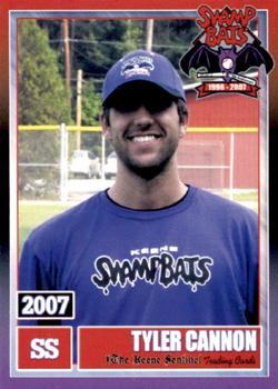 2007 Keene Swamp Bats #NNO Tyler Cannon Front