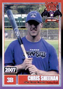 2007 Keene Swamp Bats #NNO Chris Sheehan Front