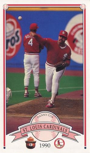 1990 St. Louis Cardinals Smokey #NNO Danny Cox Front