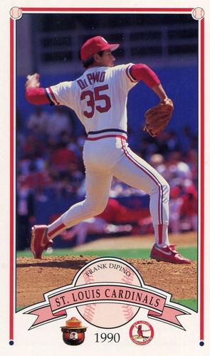 1990 St. Louis Cardinals Smokey #NNO Frank DiPino Front