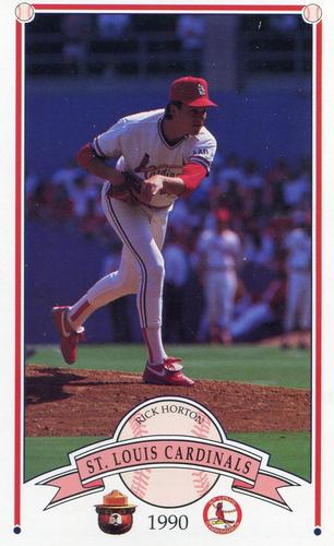 1990 St. Louis Cardinals Smokey #NNO Rick Horton Front