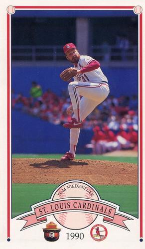 1990 St. Louis Cardinals Smokey #NNO Tom Niedenfuer Front