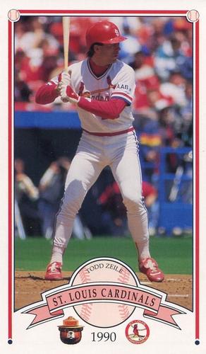 1990 St. Louis Cardinals Smokey #NNO Todd Zeile Front