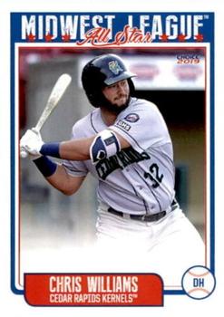 2019 Choice Midwest League All-Stars #46 Chris Williams Front