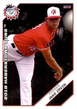 2019 Choice Hagerstown Suns #14 Jake Irvin Front