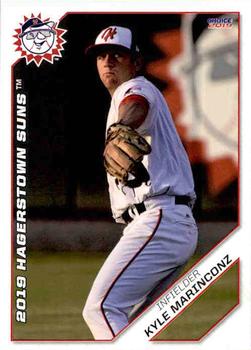 2019 Choice Hagerstown Suns #16 Kyle Marinconz Front