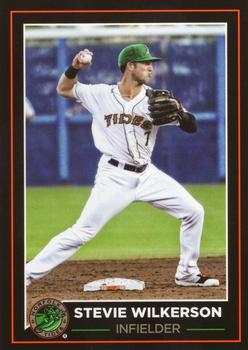 2019 Choice Norfolk Tides #42 Stevie Wilkerson Front