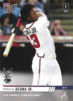 2019 Topps Now Home Run Derby #HRD-6 Ronald Acuna Front