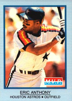 1990 M.V.P. Big League Rookies (unlicensed) #NNO Eric Anthony Front