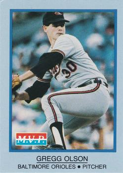 1990 M.V.P. Big League Rookies (unlicensed) #NNO Gregg Olson Front