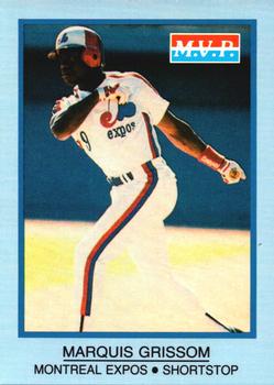 1990 M.V.P. Big League Rookies (unlicensed) #NNO Marquis Grissom Front