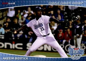 2018 Grandstand Corpus Christi Hooks #5 Akeem Bostick Front