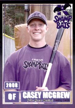 2008 Keene Swamp Bats #NNO Casey McGrew Front