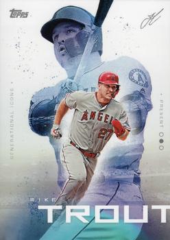 2019 Topps x Lindor #10 Mike Trout Front