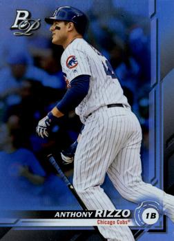 2019 Bowman Platinum - Sky Blue #30 Anthony Rizzo Front