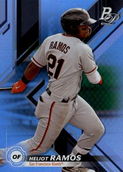 2019 Bowman Platinum - Top Prospects Sky Blue #TOP-92 Heliot Ramos Front