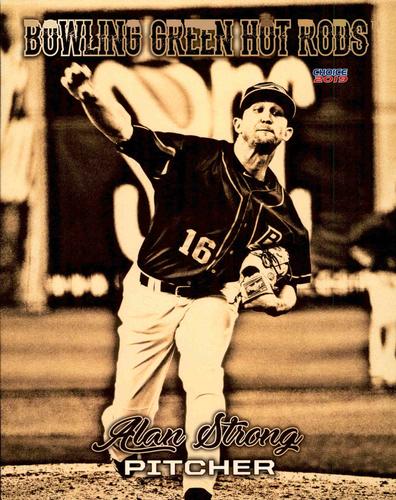2019 Choice Bowling Green Hot Rods 8x10 #NNO Alan Strong Front